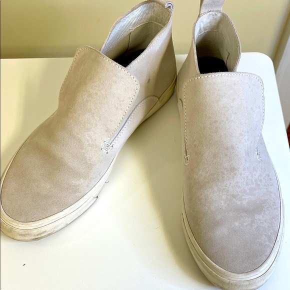 SeaVees Huntington Middie Suede Sneakers Women’s 9.5 (Oyster Gray) — GUC - Picture 1 of 6